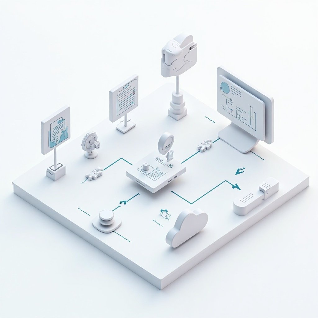 Ilustración SmartFactu - Automatización de facturas con IA